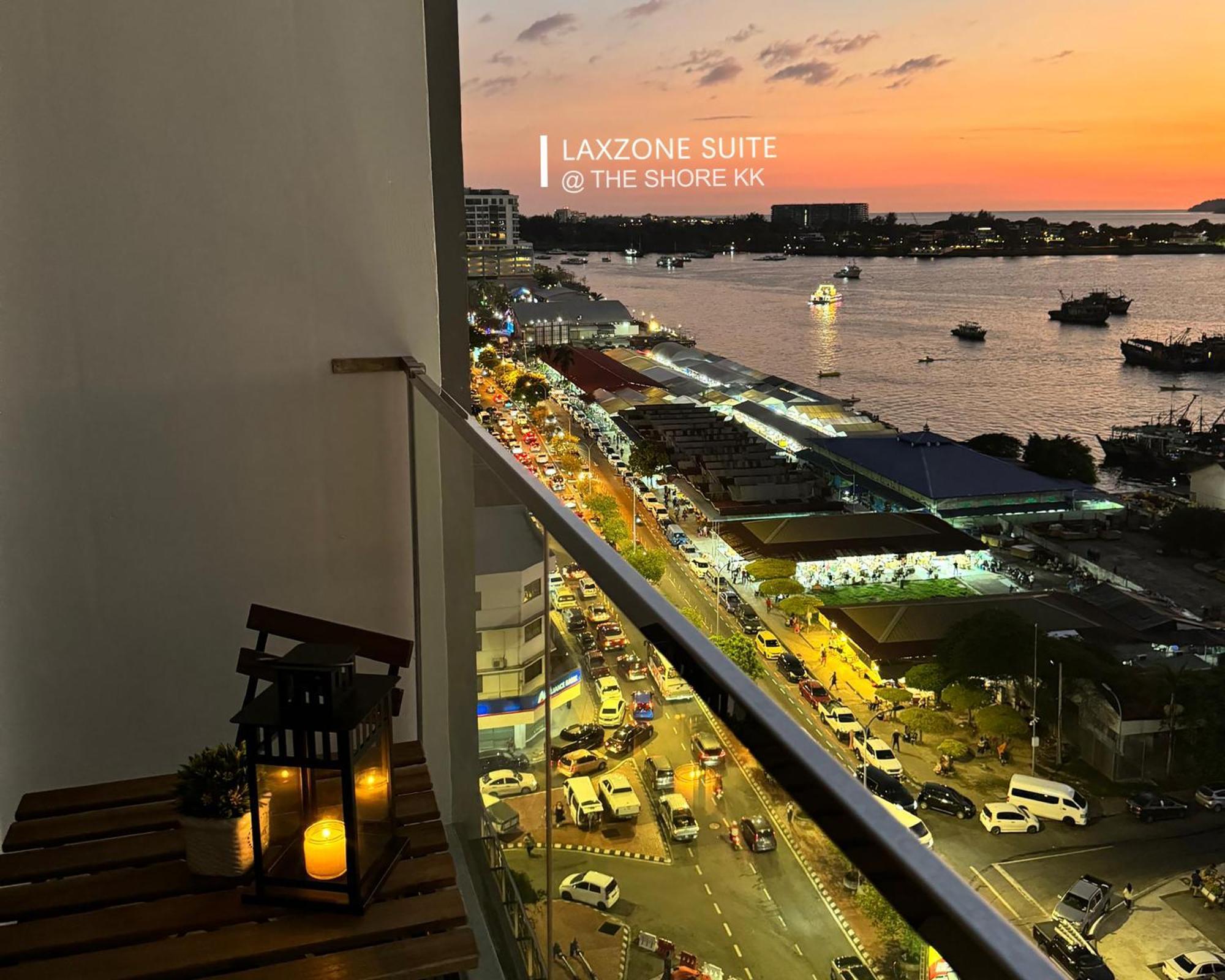 The Shore Cbd Kota Kinabalu By Laxzone Suite Eksteriør billede
